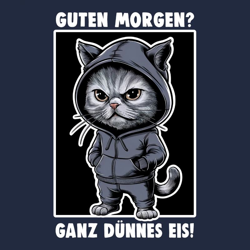 Chat agacé Drôle de chat Design Dire