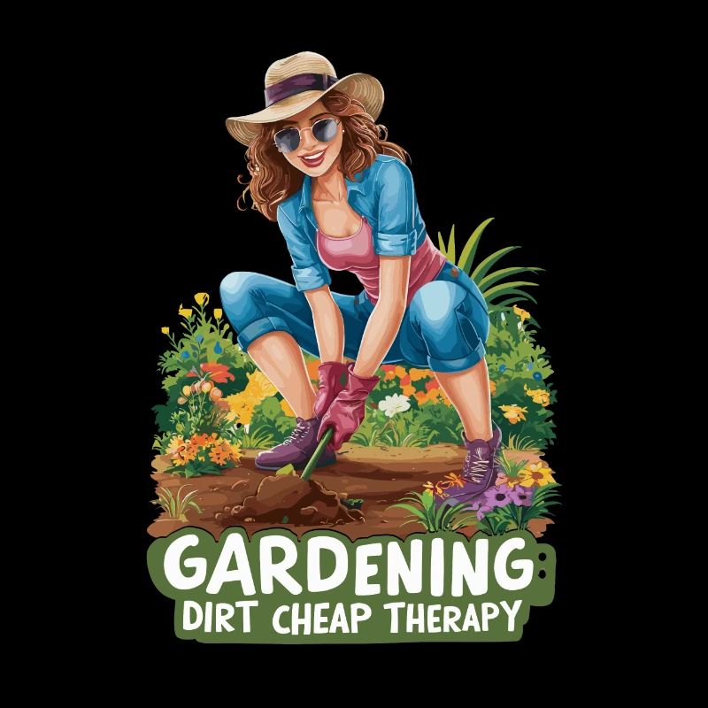 Lustige Gartenarbeit Spruch