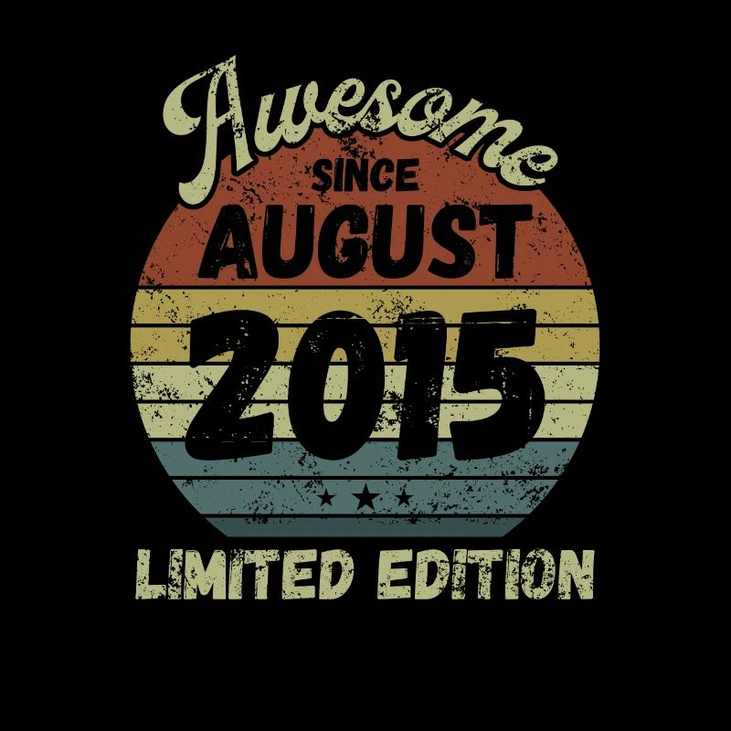 Awesome since August 2015 - Birthday