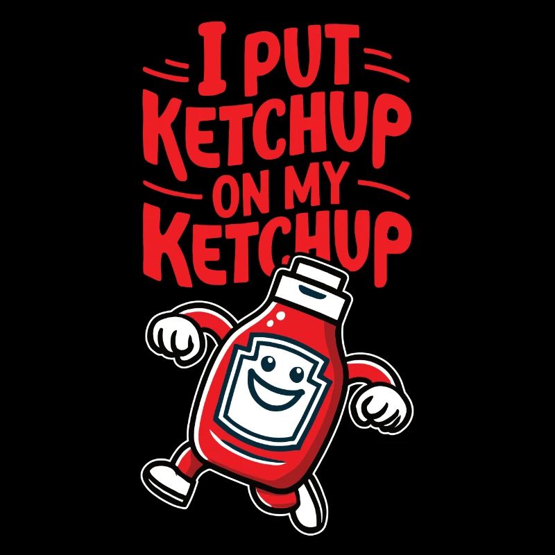 I Put Ketchup on my Ketchup Bottle Funny Sauce Ent