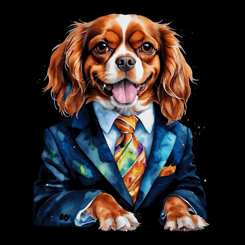 Cavalier King Charles Spaniel Costume Imprimé Chien
