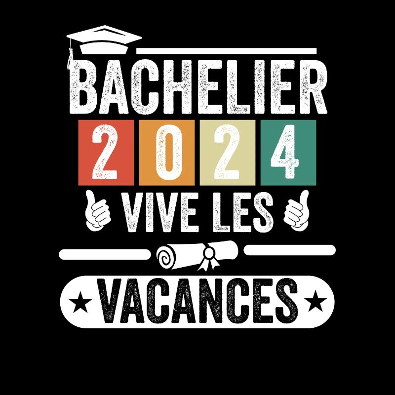 Cadeau Bachelier Bac 2024 vive les vacances