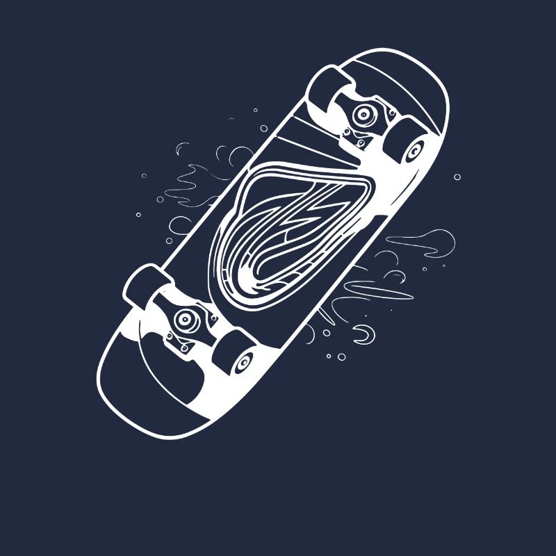 Dessin de planche à roulettes