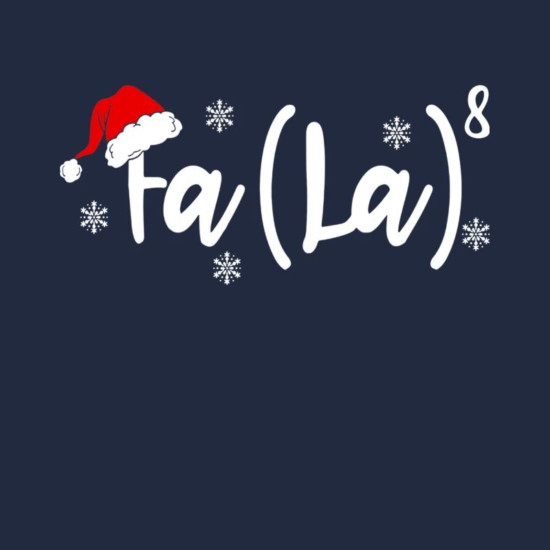 Funny Christmas Math Teacher Fa La8 Equations