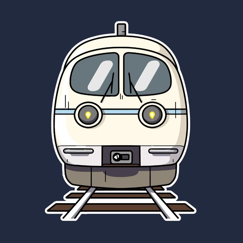 Train Style de dessin animé