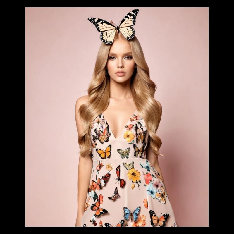 Robe papillon.