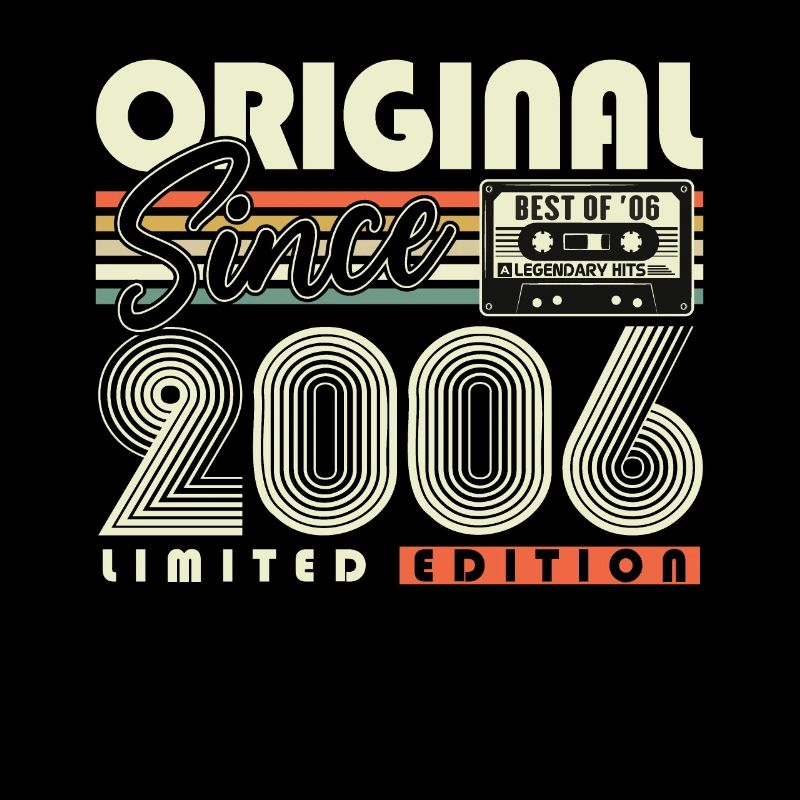 Original Since 2006 Vintage Birthday Gift