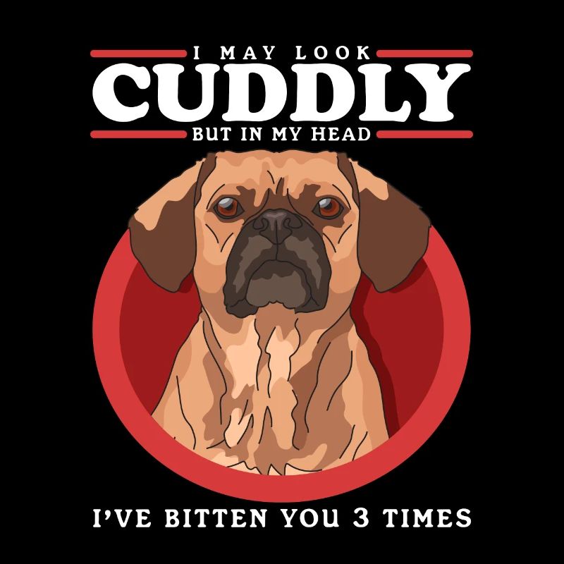 Puggle Hunde Hundebesitzer Hundehalter Geschenk