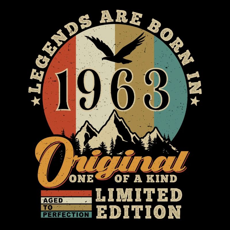 Original 1963 Cadeau D'anniversaire 1963 Authentic