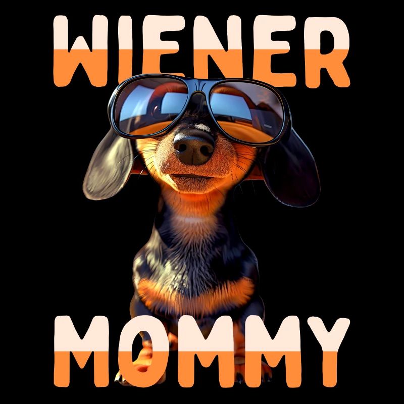 Wiener Mommy Dachshund Mama Dackel Mom Muttertag