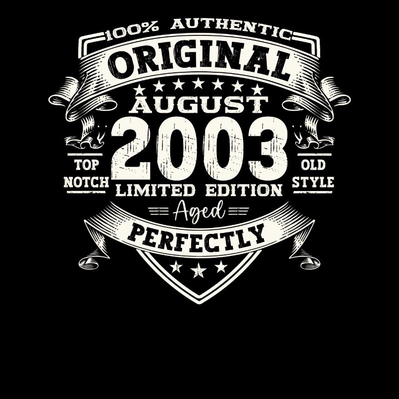 21ème Anniversaire Original Août 2003 Millésime 2003