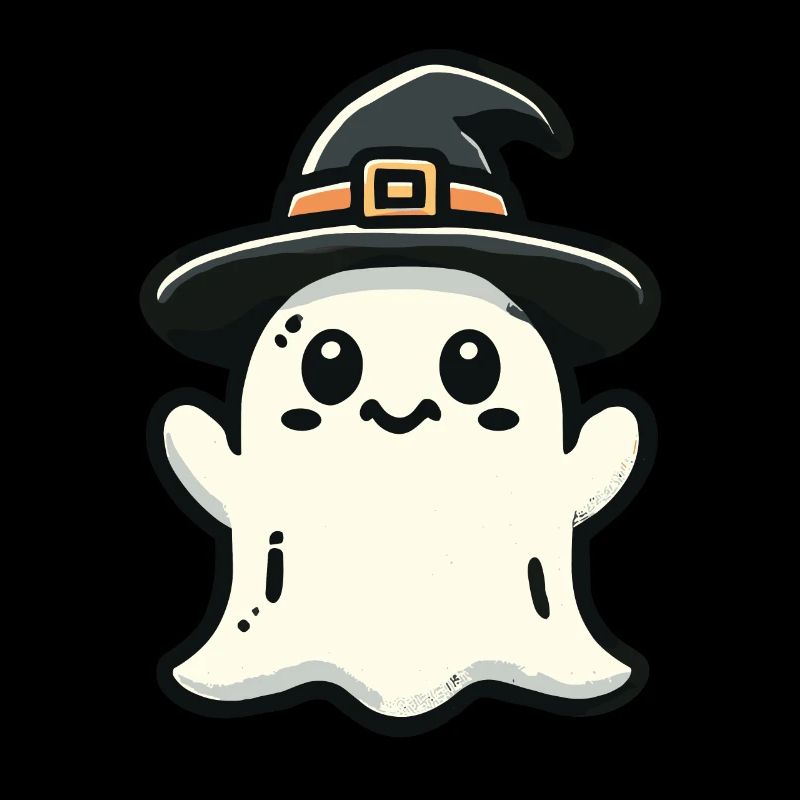 Funny Witch Ghost Spooky Party