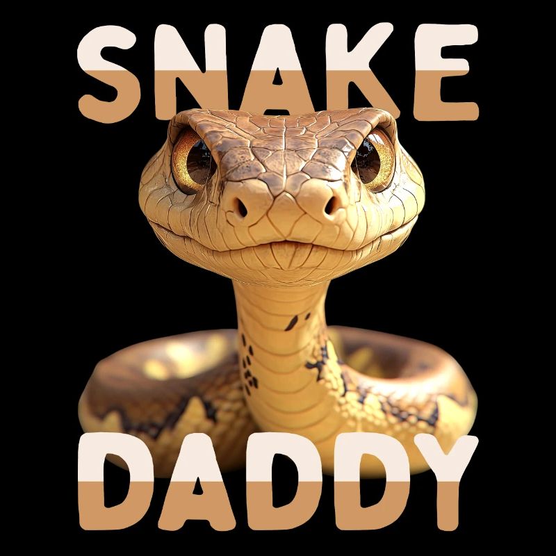 Snake Daddy Papa Schlange Vatertag Schlangen Dad