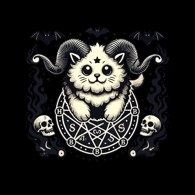 Mignon Lucifer chat drôle chats invocation