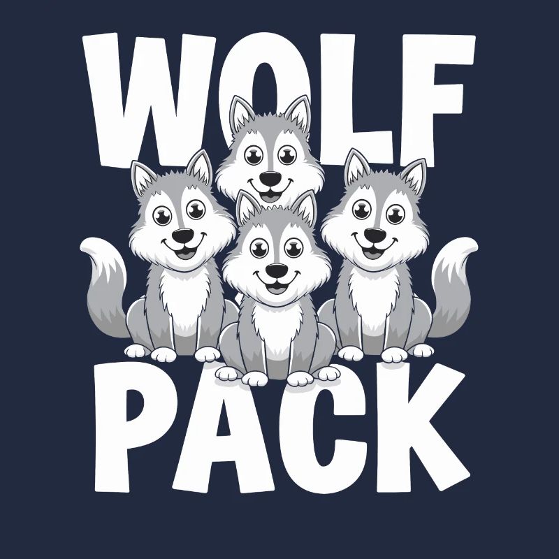 Wolf Group Design Meute de loups