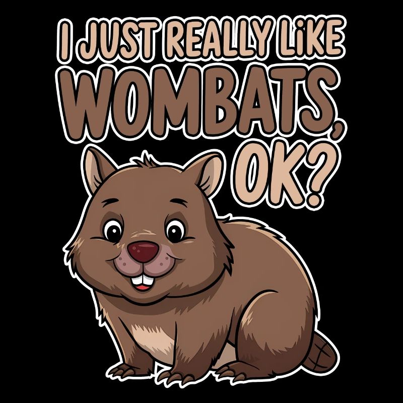 Wombat Spruch Australien Lustiges Wombats Geschenk