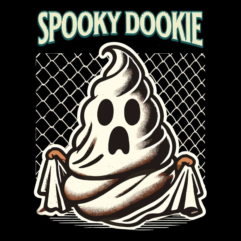 Drôle tas de caca fantôme effrayant dookie