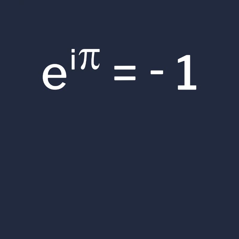 e^i pi + = -1 - Eulersche Identität Geschenkidee