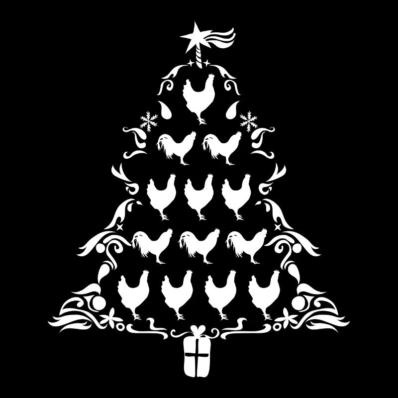 Chickens Chickens Tree Christmas