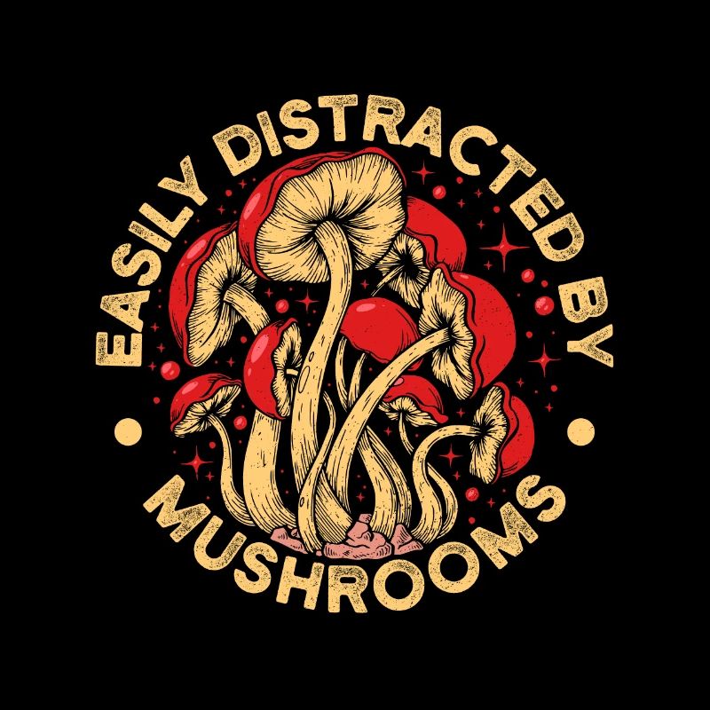 Chasseur de champignons cueillette facilement distrait Morelle