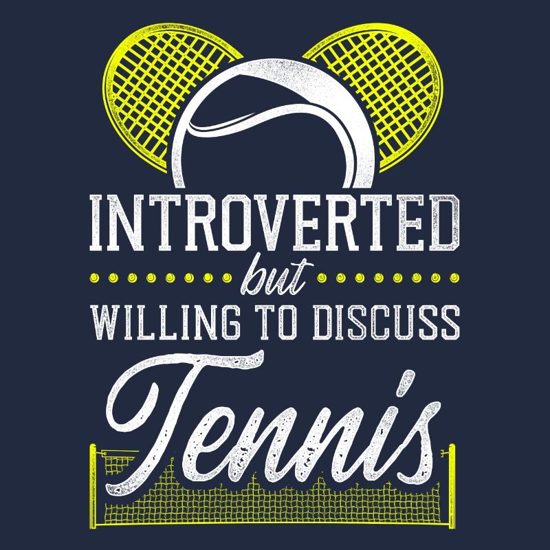 Funny Tennis Player Racket