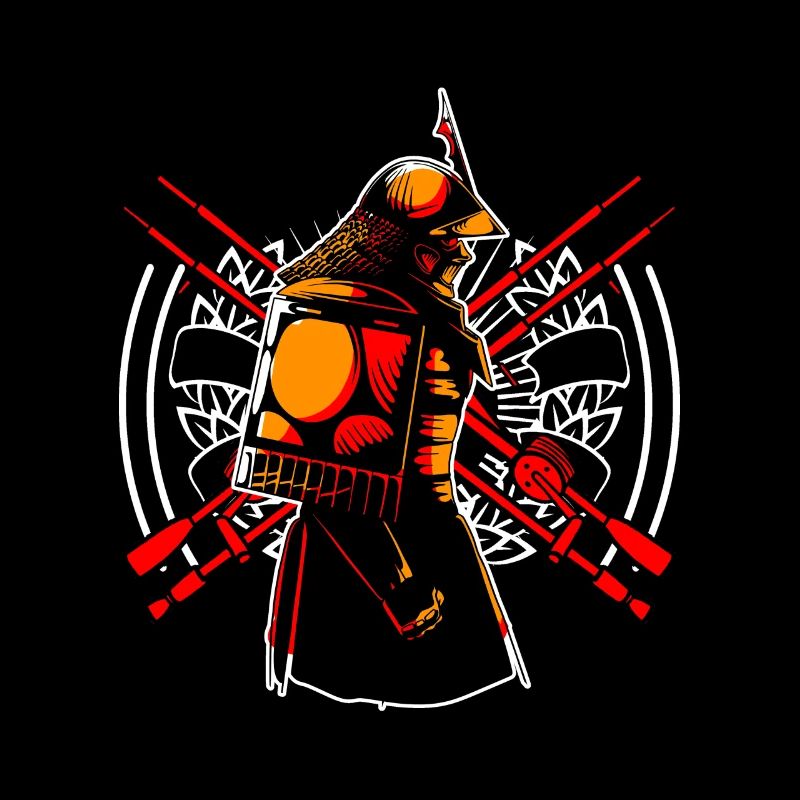 Kanji Japan Katana Schwert Ninja Samurai