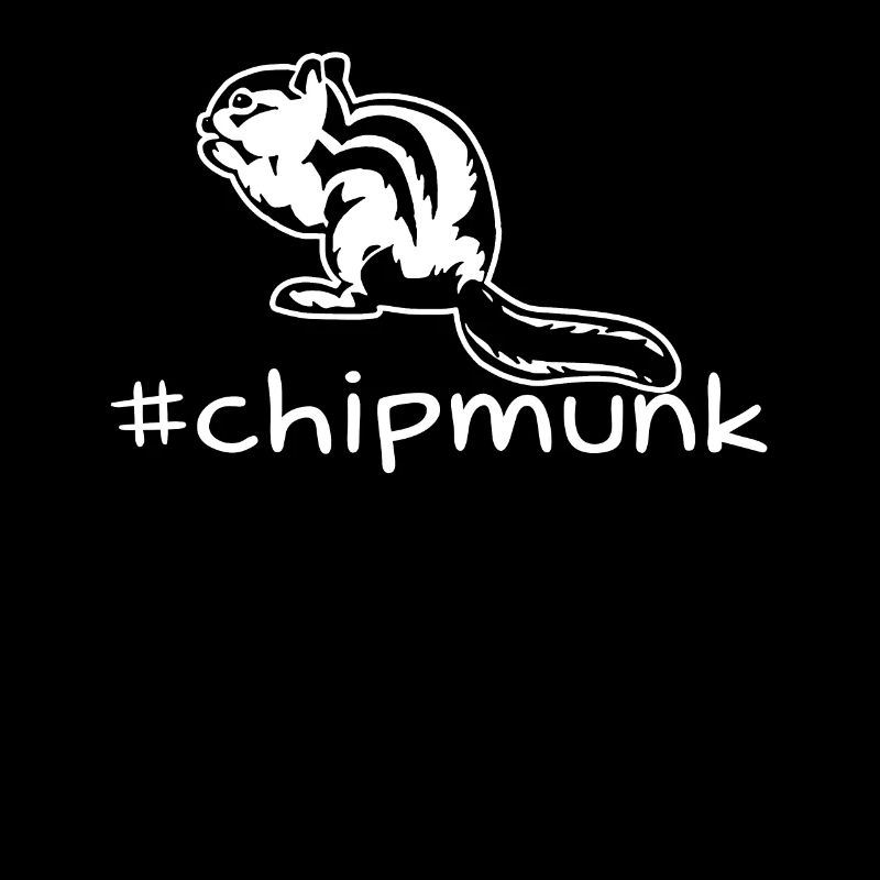 Funny Chipmunk Hashtag
