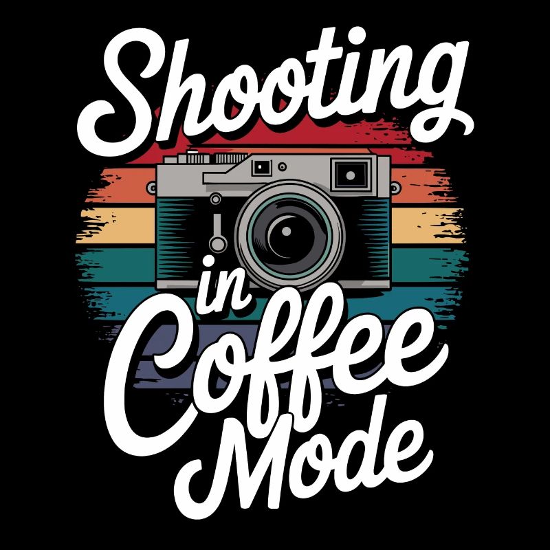 Fotograf Im Kaffeebetrieb Modus Shooting