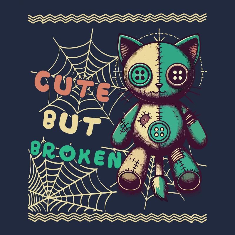 Mental Psychopath Cute But Broken Design