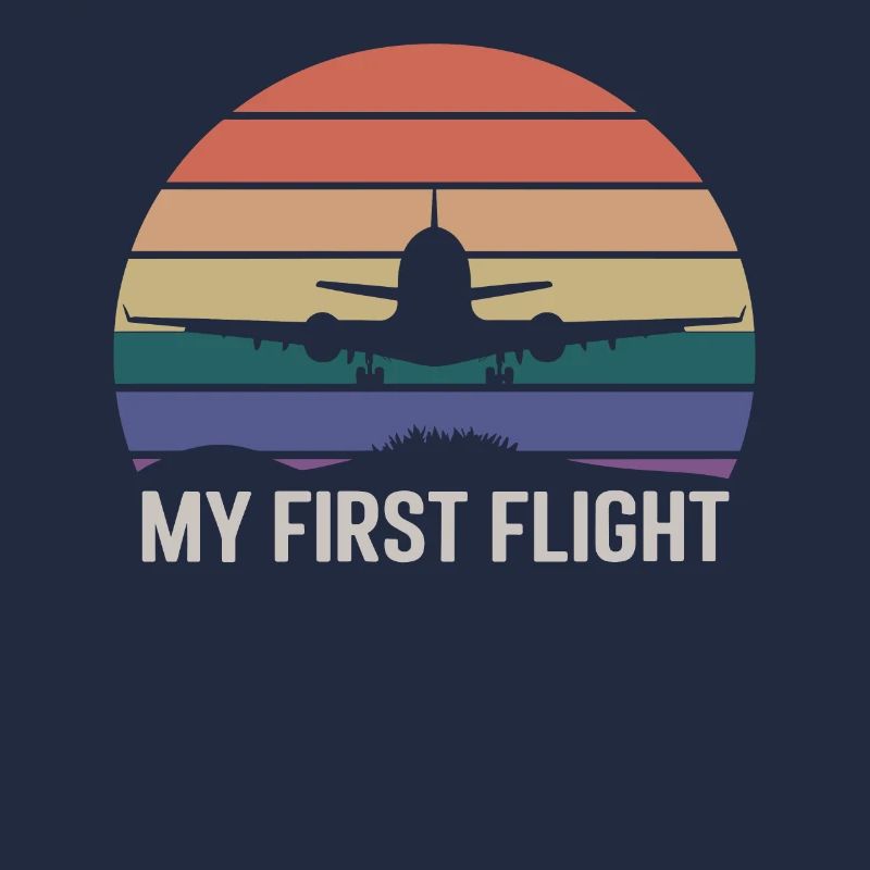 Mein Erster Flug Retro Flugzeug Abenteuer