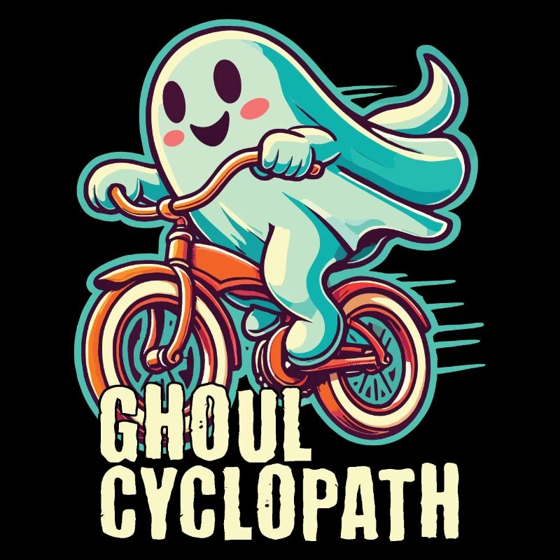 Fantômes cyclistes pour Halloween