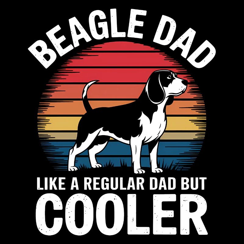 Beagle Dad Dog Father Funny Beagle Gift