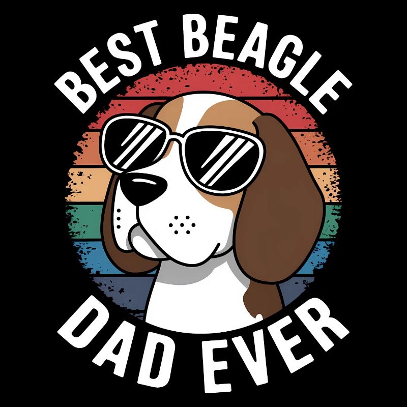 Beagle Papa Hund Vater Lustiges Beagle Geschenk