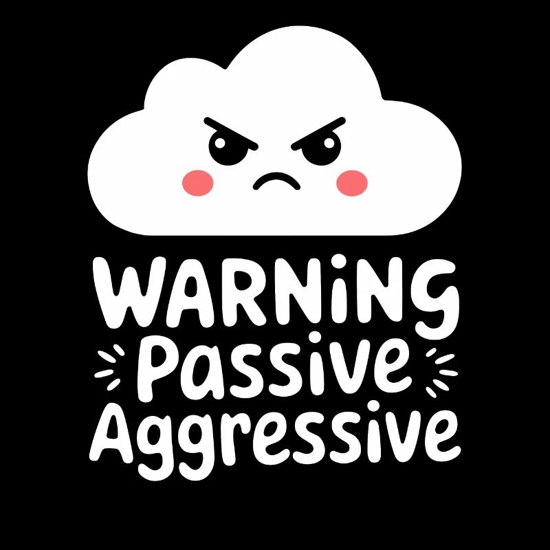 Warnung: Passiv Aggressiv Wolke
