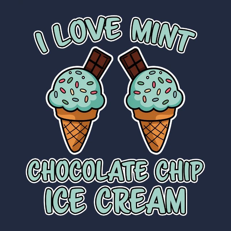Schoko Minz Eis Spruch Lustiges Minz Eis Geschenk