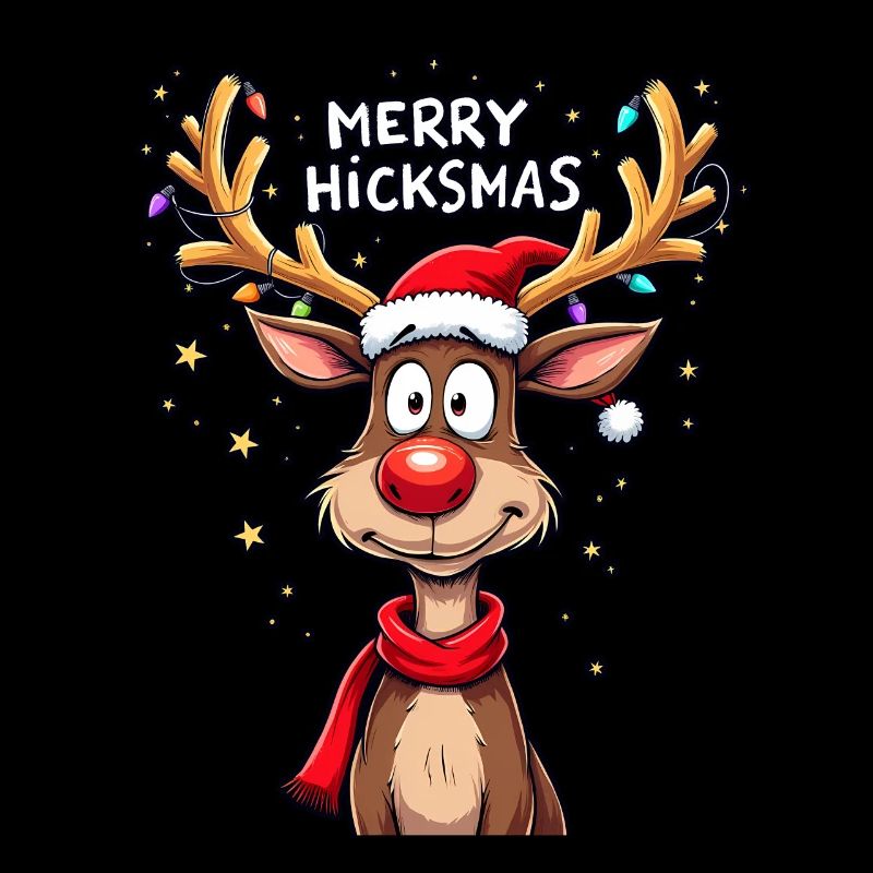 Weihnachten Rentier Rudolph