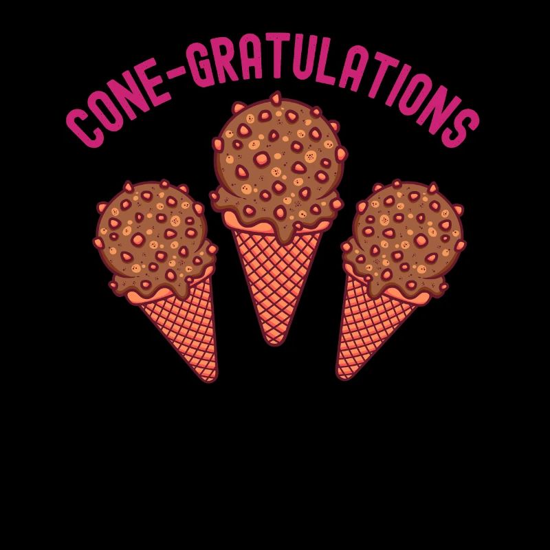Sundae Cone-gratulations Crème Sucrée