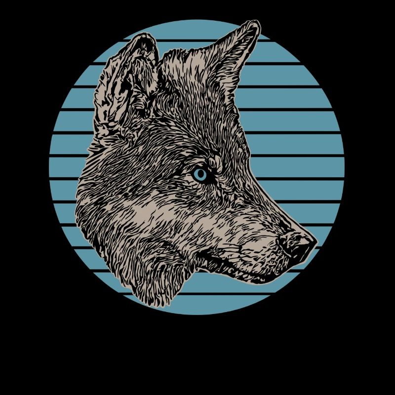 Tête de chien Conception graphique Art animalier