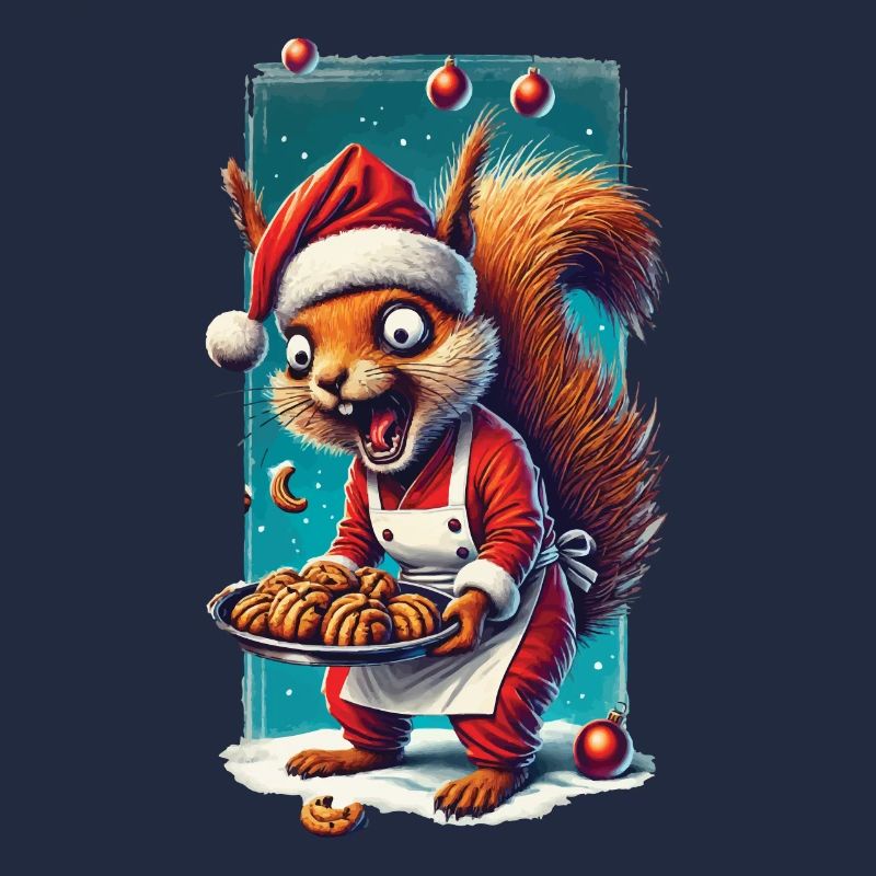 Weihnachtsstress Lustiges Mama Eichhörnchen