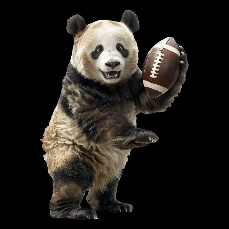 Ballon de football panda géant
