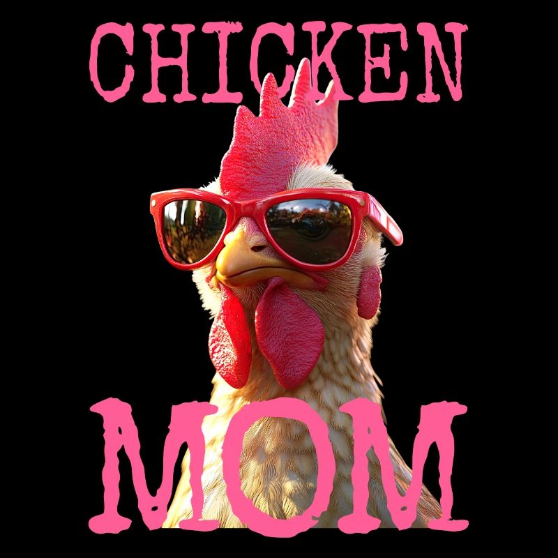 Chicken Mom Huhn Mama Bäuerin Muttertag Hühner