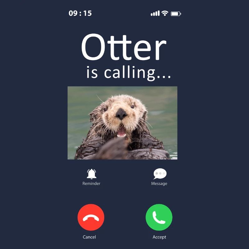 Otter Phone Display Otter Is