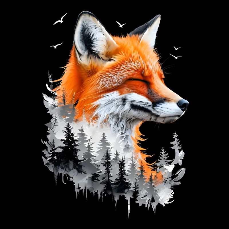 Fuchs Liebhaber Wald Blumen Kunst Füchse Cute Fox