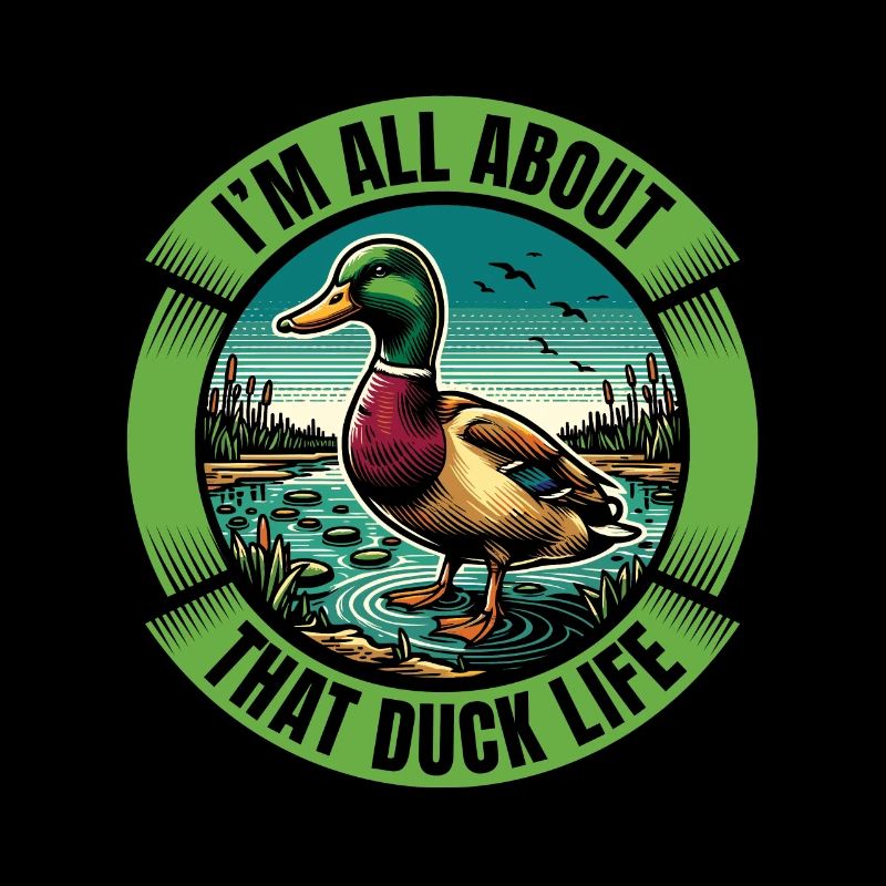 Mallard Duck I'm All About That Duck Water Bird