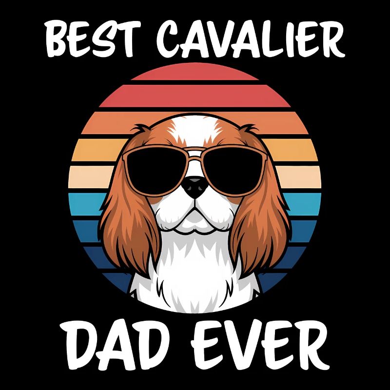 Cavalier King Charles Spaniel Disant Papa Cadeau