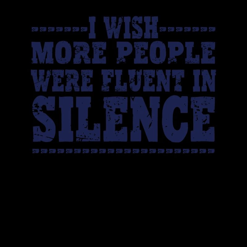 I Wish More People Were In Silence