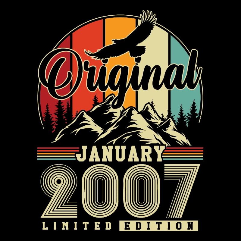 Original Janvier 2007 Vintage Anniversaire