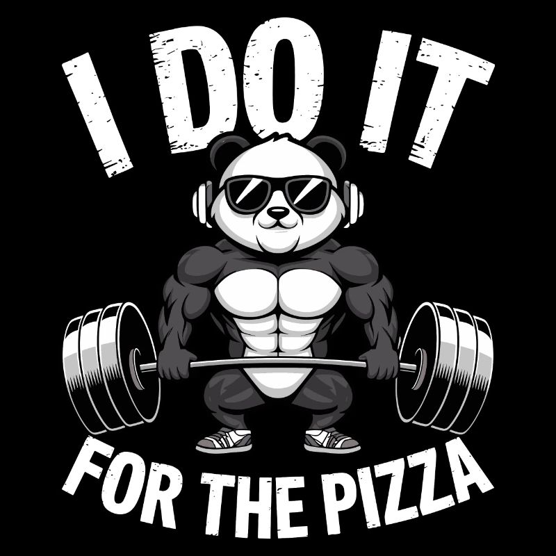 Je le fais pour le bodybuilder Pizza Barbell