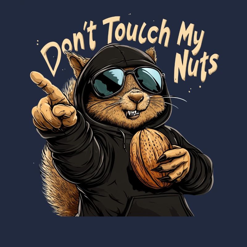 Don't Touch My Nuts - Funny Squirrel Design