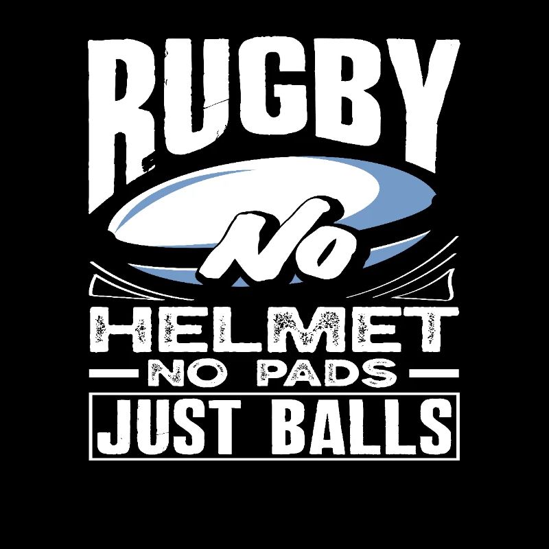 Joueur de rugby : pas de casque, juste du courage